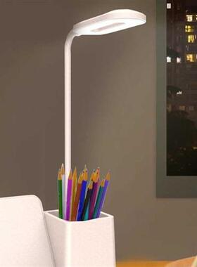 LED Desk Lamp with Phone Wireless Charger, Portable Lamp for