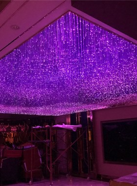 LED Decorating Effect Plastic Optical Fiber Side Pointed Lig