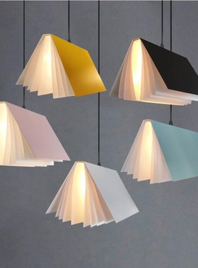 Simple Nordic Chandelier Library Clothing Milk ea Coffee Sho