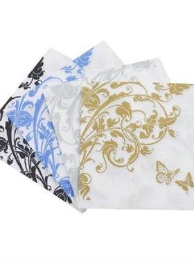 100PCS Party Napkins Fashionable Floral Printed Paper