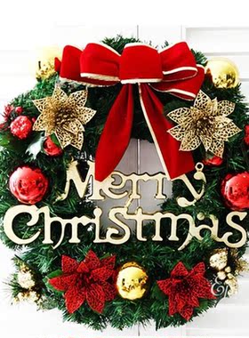 Christmas ornament 30cm Christmas wreath simulation garland