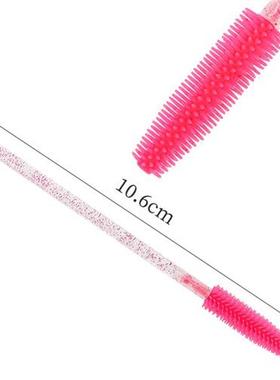 50 pcs Silicone Crystal Mascara Wands Applicator Disposable