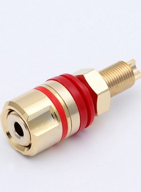 1Pair Binding Post HIFI Terminal Connector, Gold Plated Bra