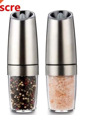 Electric Automatic Salt Mill Pepper Grinder Home Kitchen Too
