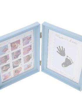 Infant Hand and Foot Imprint Photo Frame Baby Growth