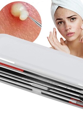 4pcs Acne Blackhead Removal Needles Pimple Acne Extractor Bl