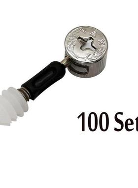 100sets  Furniture Connecting Fitting Bolt Screw 6Mm Male Th