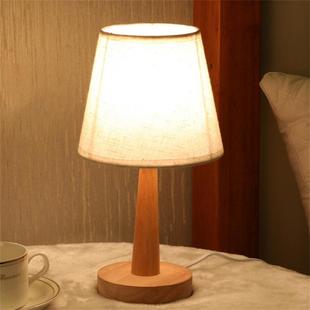 Dimmable Linen Lamp Shade Table Lamp LED Table Lamp  Nordic