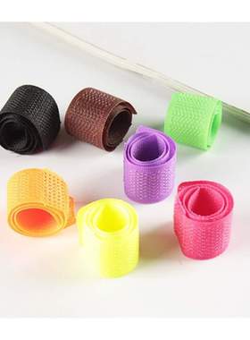 500pcs/10packs coloful magic tape nylon cable ties hook loop