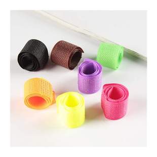 500pcs/10packs coloful magic tape nylon cable ties hook loop