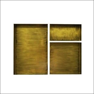 retro gold metal sevring tray golden tray decorative tray