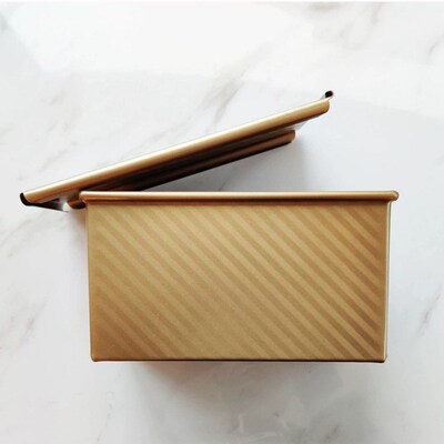 Rectangular Loaf Pan Carbon Steel Non-stick Bellows Cover To