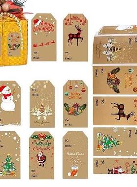 Gift Labels Christmas 300 Pcs Adhesive Merry Christmas Gift