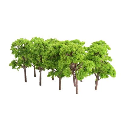 10pcs 12cm Trees Model Garden Wargame Train Railway Architec