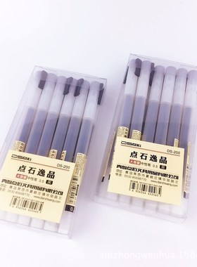 6Pcs/Set Style 0.5mm Water-based Gel Pen Black/Red/Blue Ink