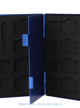 15 in 1 Aluminum Storage Box Bag Memory Card Case Holder Wal