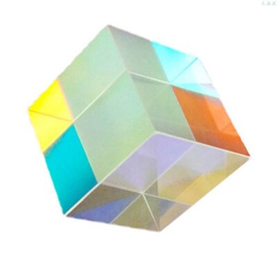 Colorful Combiner Splitter Cross Dichroic Cube RGB Prism  Op