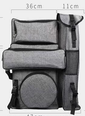 Large Capacity 4K Canvas Artist Portfolio Carry Shoulder Bag