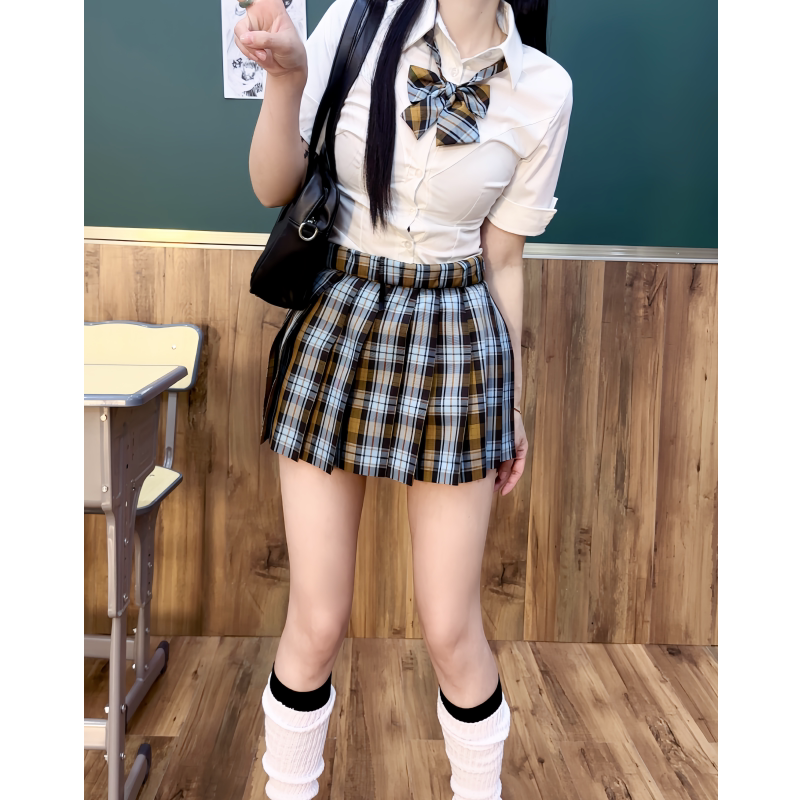 JK制服正品学生套装半身裙短短裙图片