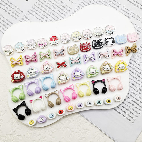 合金亮银巴洛克花牌DIY饰品配件