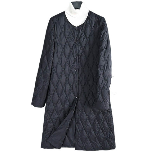 女士中长款轻薄羽绒服