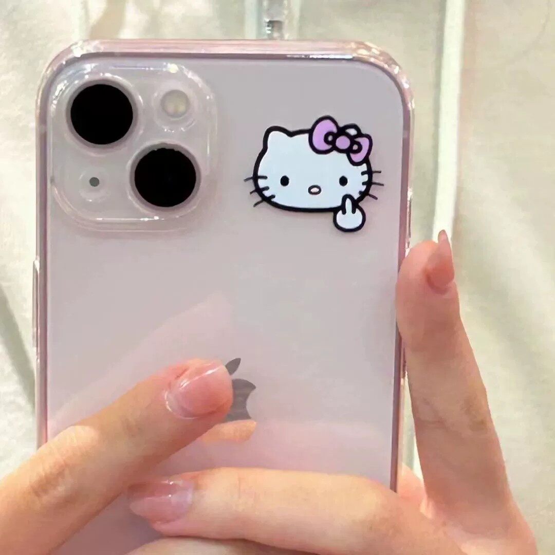 适用于竖中指KT猫苹果15手机壳iPhone14promax魅族20透明vivoy50软壳一加ace2pro小米11防摔苹果11pro华为荣属于什么档次？
