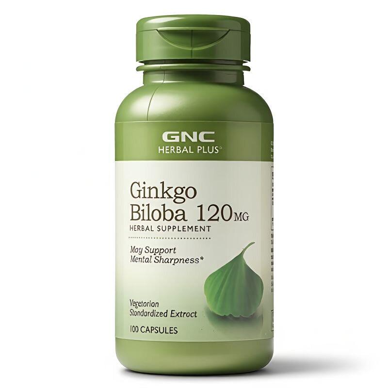 GNC银杏叶胶囊120mg*100粒