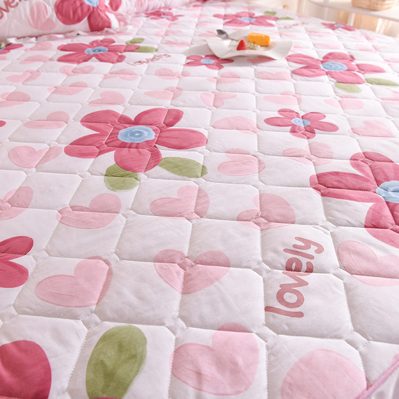 快速发货高端2024新款床罩w床裙式单件纯棉夹棉床围裙罩公主风床,床上用品,床裙,淘宝优惠券,粉丝福利购,淘宝优惠卷