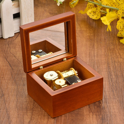 镀金机芯发条红木盒音乐盒八音盒家具工艺品摆件节日生日赠送礼物