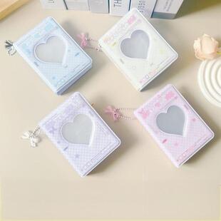 新款迷你爱心镂空一宫格毕业相册卡册影集拍立得证件收纳册