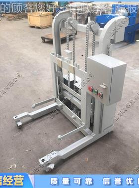 厨房垃倒料升机 可移动倾倒上式提料架 垃圾桶垂直KCU倒圾料提升