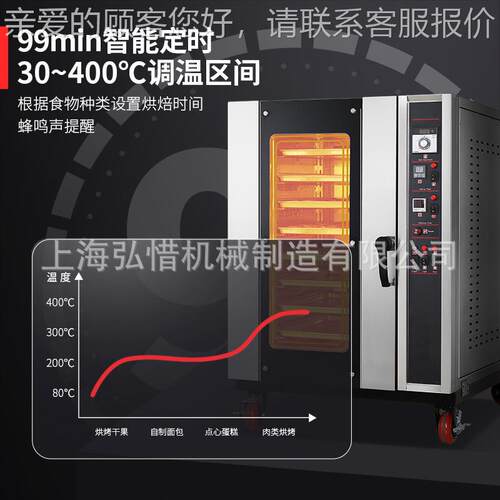 热风循环炉烤箱商用大喷型烤炉 盘蒸汽 炉 5蛋糕面JVD包电烤箱风