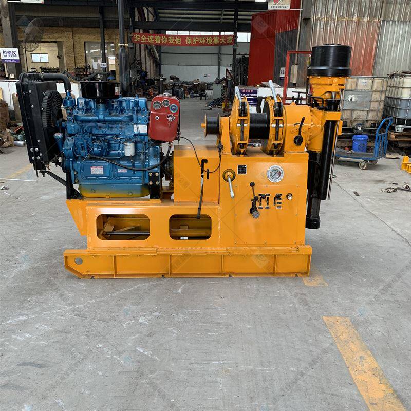 xy-2地质勘探钻机200米岩石取芯钻地层普查注浆孔 液压岩心钻机