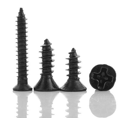 丝KA发黑色沉头十208字槽自螺碳沉/头淬火加硬自攻螺丝M1攻.2/M1.