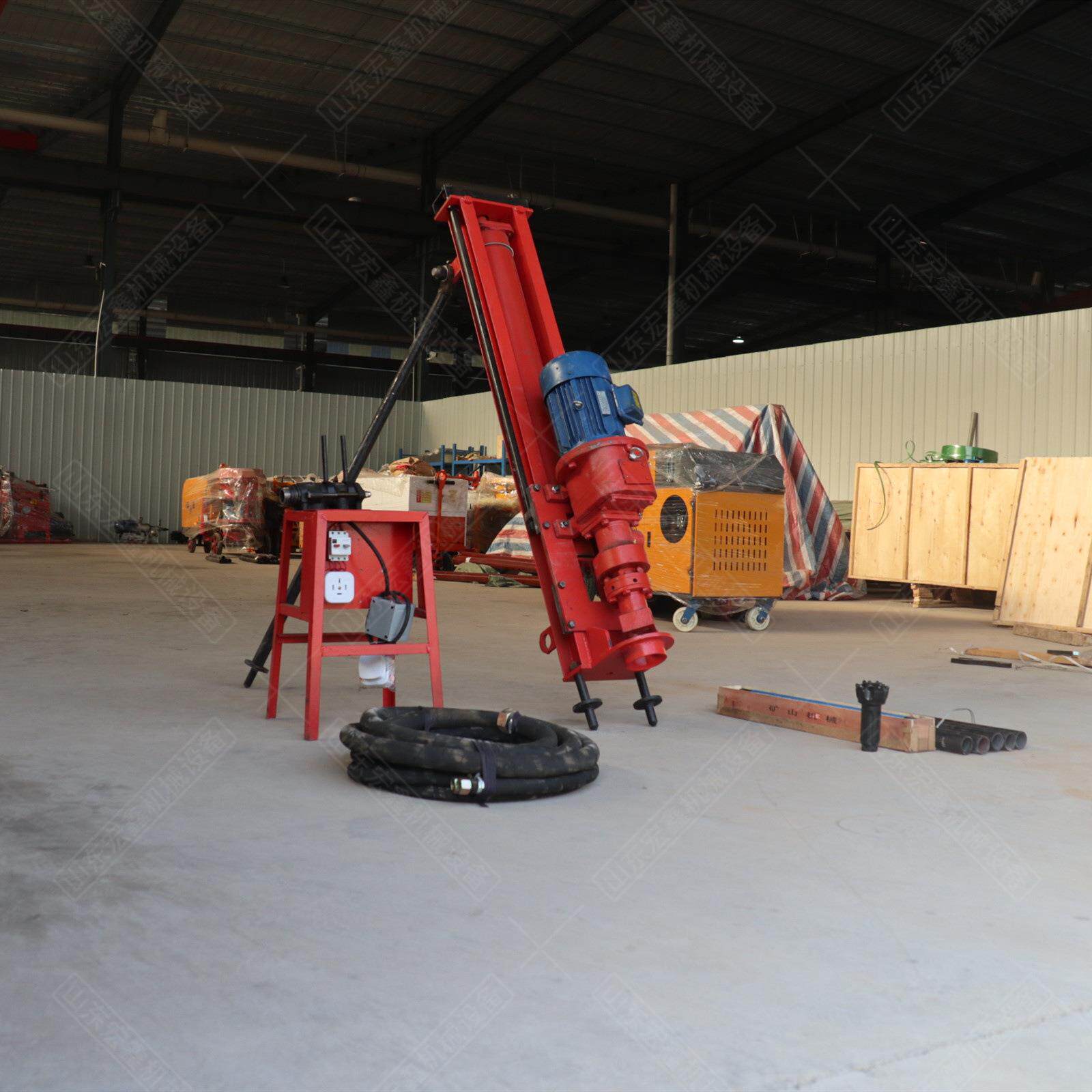 边坡专用矿山kqd70型潜孔钻机小型支架式潜孔钻机隧道矿山钻孔机