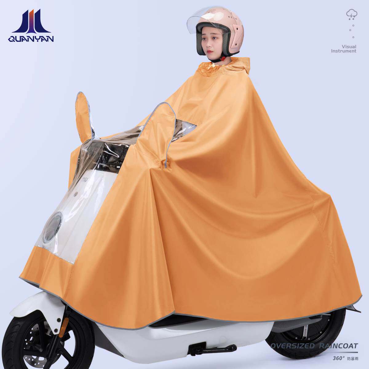 电动电瓶车雨衣女款单双人专用长款全身防暴雨女式21新款骑行雨披