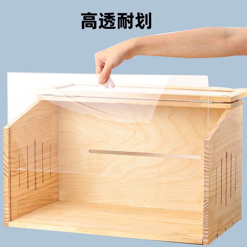 现货速发仓鼠金丝熊实木木笼饲养箱窝实木豪华别墅