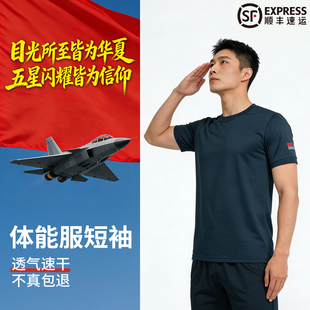 正品飞行体能训练服短袖套装户外夏季短袖套装体能服短袖短裤T恤