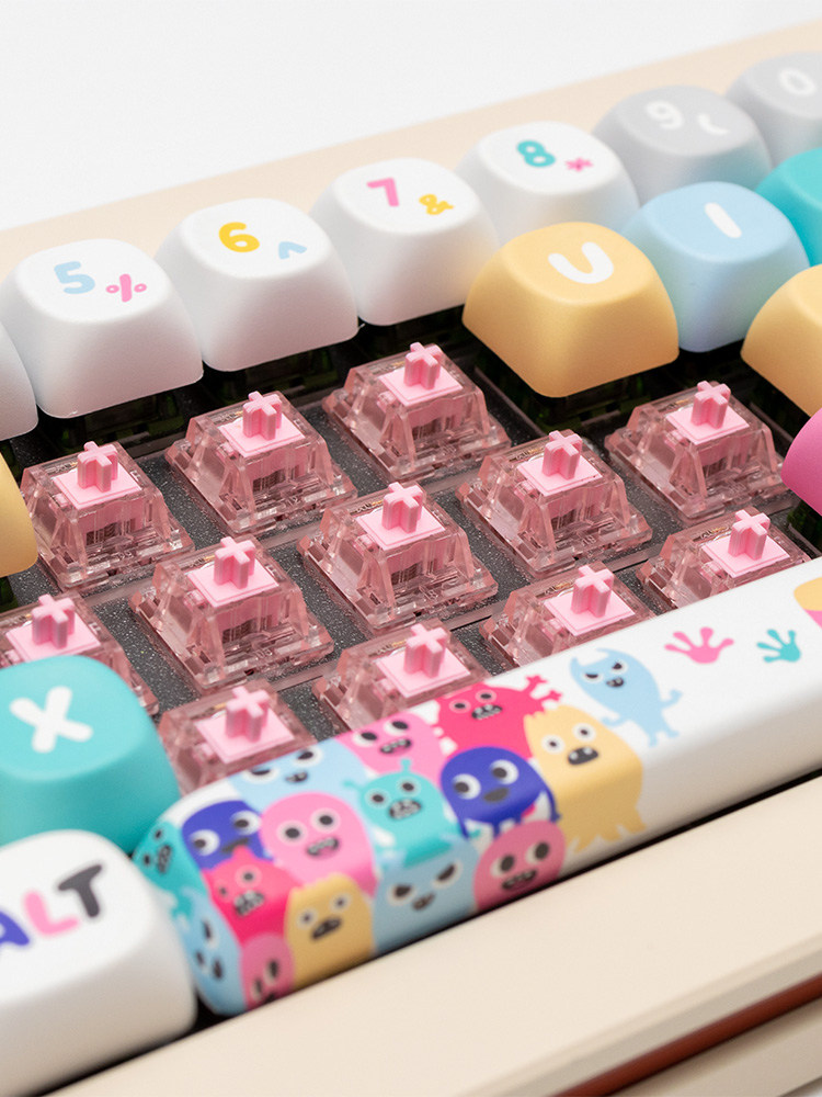 PIIFOX PINK YINGYING DARK YINGSHAFT 42GF 선형 트리거 빠른 리바운드 후속 ESPORTS 기계식 키보드 샤프트 스위치