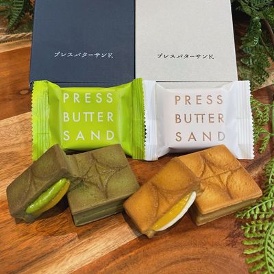 【现货】日本ins网红零食PRESS BUTTER SAND焦糖奶油夹心饼干