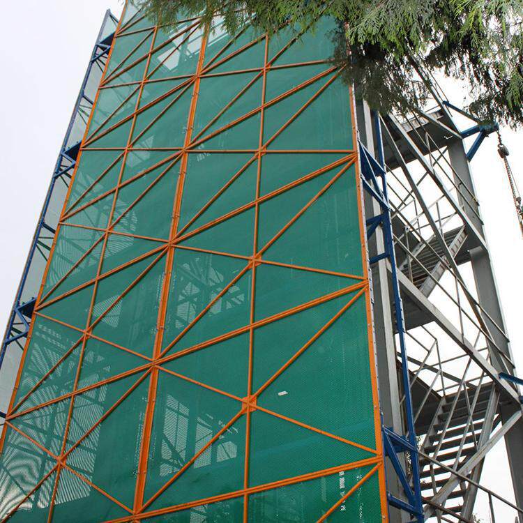 火爆 彩涂 建筑安全爬架网 防腐耐磨钢制喷塑爬架网