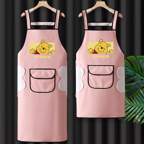 PU围裙防水防油大码工作服女