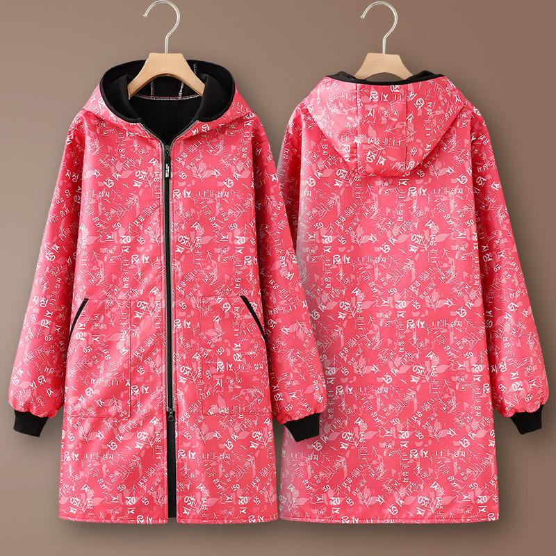 加绒加厚长袖罩衣时尚围裙