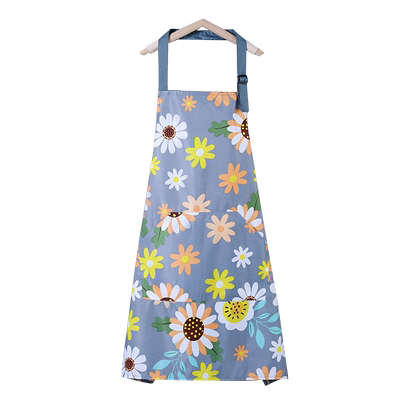 防水防油肩带可调节围裙