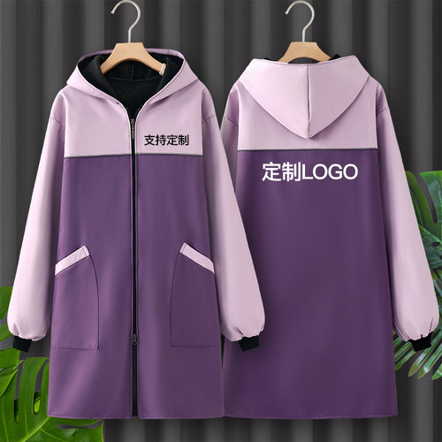 围裙厨房家用2025新款罩衣女防油防水做饭炒菜工作服定制logo印字