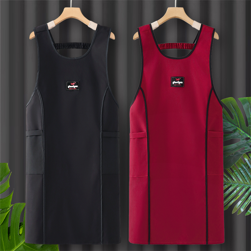 围裙厨房家用2025新款防油防水韩版上班专用洋气做饭工作服女烘焙