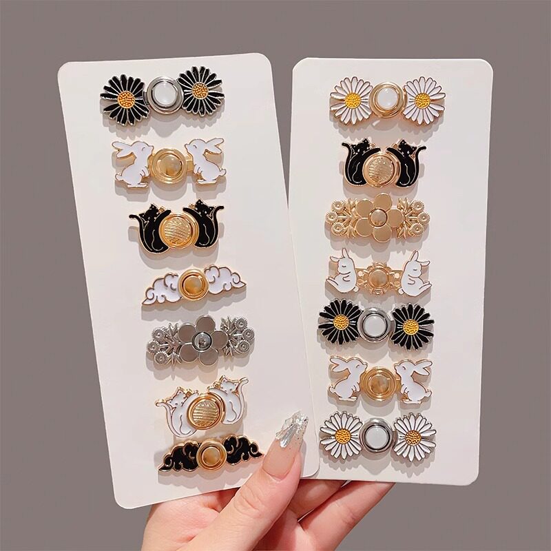 허리 조임 아티팩트 바지 사이즈 조절 버클 허리둘레 작은 단추로 변경 청바지 단추 허리 조임 아티팩트