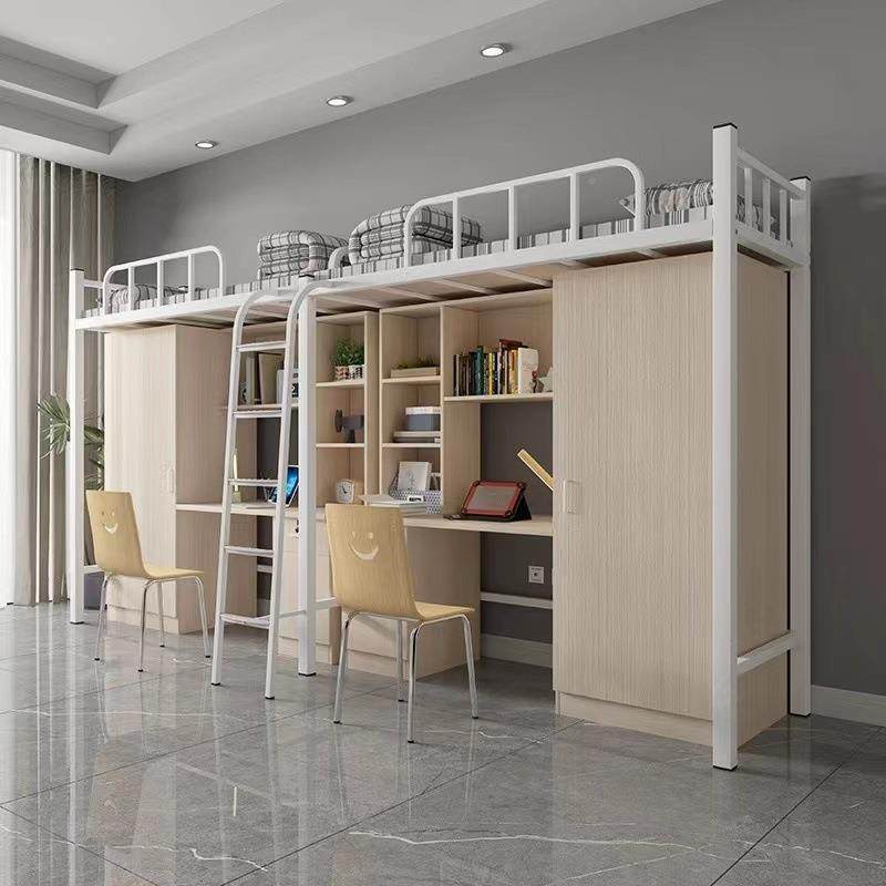 上床下桌寓床公大学工生员宿制式双层舍床铁架床上下铺桌下层书衣,住宅家具,铁艺/钢木床,淘宝优惠券,粉丝福利购,淘宝优惠卷