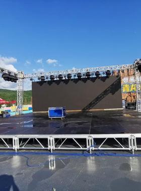 户外篷房舞台48460架人字览雨桁棚婚庆灯光展金架铝合架临时搭建