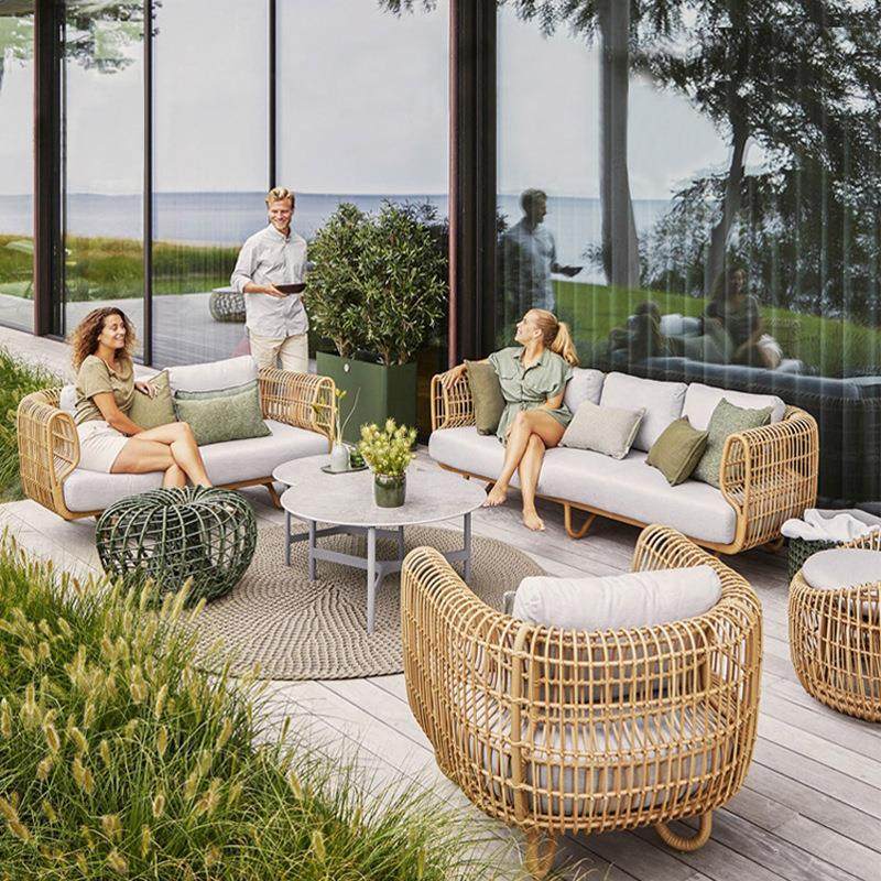户外椅花艺东格南亚风藤编沙藤编沙发园发阳台茶几民宿庭院家具藤,商业/办公家具,商用藤编家具,淘宝优惠券,粉丝福利购,淘宝优惠卷